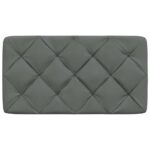 vidaXL Vankúš na čelo postele tmavosivý 80 cm látka – Obrázok 4
