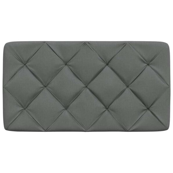vidaXL Vankúš na čelo postele tmavosivý 80 cm látka – Obrázok 4