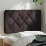 vidaXL Vankúš na čelo postele tmavohnedý 80 cm látka – Obrázok 3