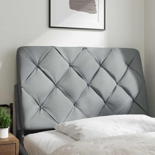 VXL8721158407207_g_en_hd_1.jpg vidaXL Vankúš na čelo postele bledosivý 90 cm látka – Obrázok 2