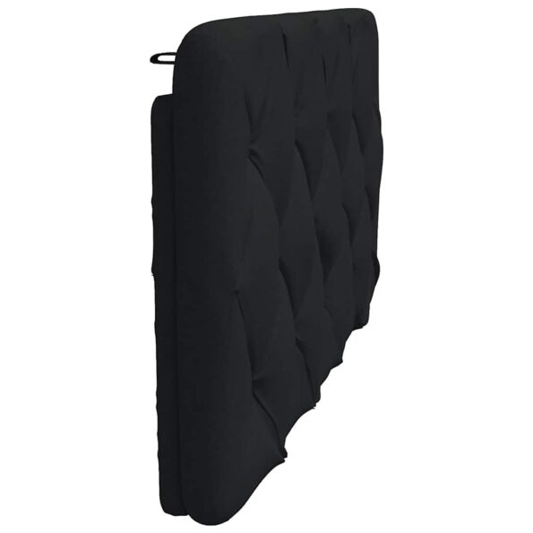 vidaXL Vankúš na čelo postele čierny 100 cm látka – Obrázok 5