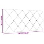 vidaXL Vankúš na čelo postele čierny 100 cm látka – Obrázok 9