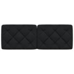 vidaXL Vankúš na čelo postele čierny 140 cm látka – Obrázok 4