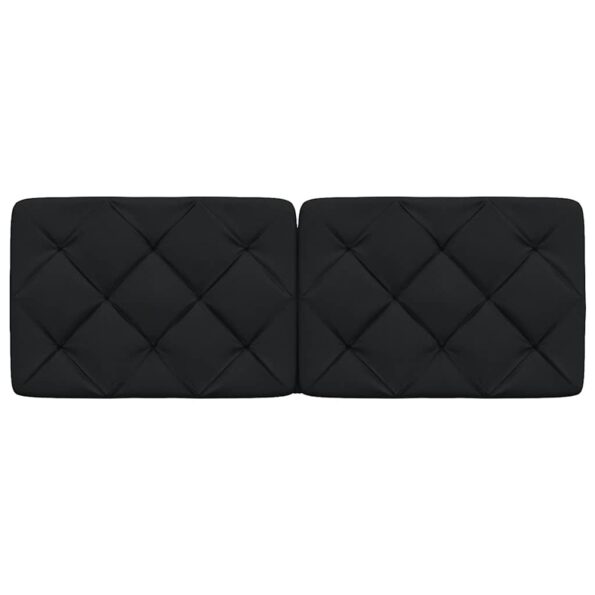 vidaXL Vankúš na čelo postele čierny 140 cm látka – Obrázok 4