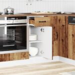 vidaXL Kuchynská spodná skrinka Kalmar, staré drevo, kompozitné drevo – Obrázok 3