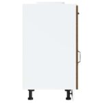 vidaXL Kuchynská spodná skrinka Kalmar, hnedý dub, kompozitné drevo – Obrázok 6