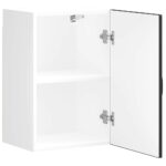 vidaXL Kuchynská nástenná skrinka Kalmar, čierna, kompozitné drevo – Obrázok 6