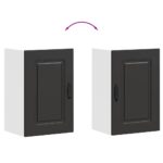 vidaXL Kuchynská nástenná skrinka Kalmar, čierna, kompozitné drevo – Obrázok 9