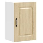 vidaXL Kuchynská nástenná skrinka Kalmar, dub sonoma, kompozitné drevo – Obrázok 2