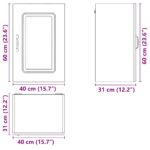 vidaXL Kuchynská nástenná skrinka Kalmar, dub sonoma, kompozitné drevo – Obrázok 12