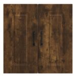 vidaXL Kuchynská nástenná skrinka Kalmar, dymový dub, kompozitné drevo – Obrázok 3