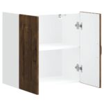 vidaXL Kuchynská nástenná skrinka Kalmar, dymový dub, kompozitné drevo – Obrázok 4