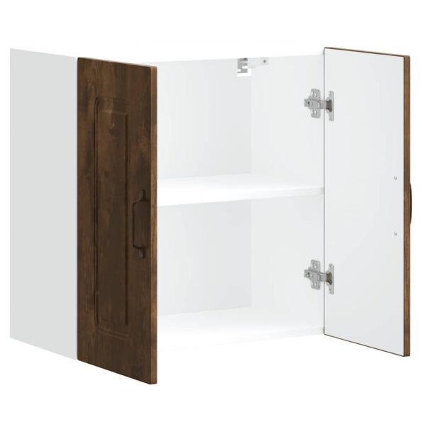 vidaXL Kuchynská nástenná skrinka Kalmar, dymový dub, kompozitné drevo – Obrázok 4