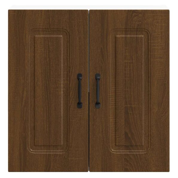 vidaXL Kuchynská nástenná skrinka Kalmar, hnedý dub, kompozitné drevo – Obrázok 5