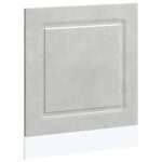vidaXL Panel umývačky riadu Kalmar betónovo sivé 60x1,5x57 cm kompozitné drevo – Obrázok 2