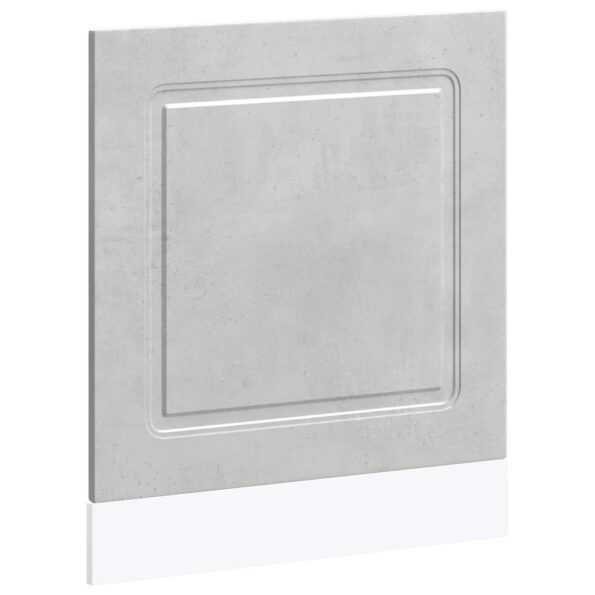 vidaXL Panel umývačky riadu Kalmar betónovo sivé 60x1,5x57 cm kompozitné drevo – Obrázok 2