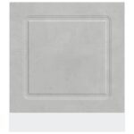 vidaXL Panel umývačky riadu Kalmar betónovo sivé 60x1,5x57 cm kompozitné drevo – Obrázok 4