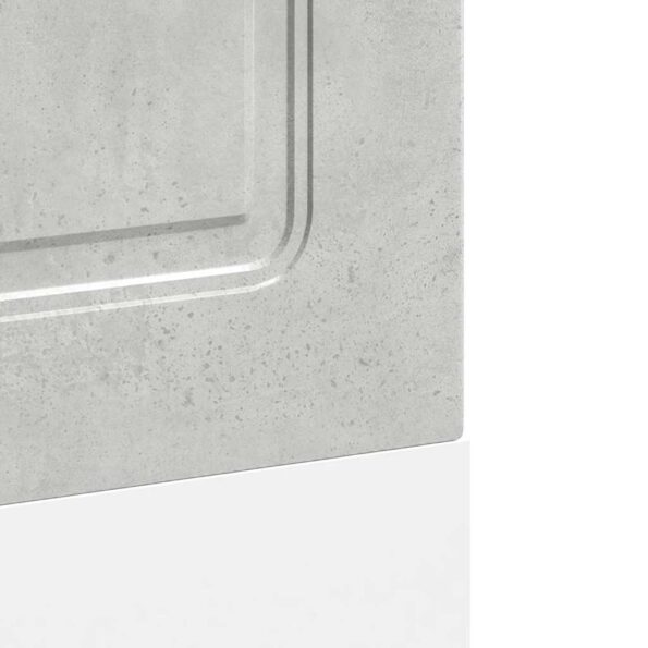 vidaXL Panel umývačky riadu Kalmar betónovo sivé 60x1,5x57 cm kompozitné drevo – Obrázok 7