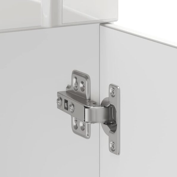 vidaXL Kuchynská spodná skrinka Lucca, lesklá biela, kompozitné drevo – Obrázok 10