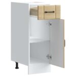 vidaXL Kuchynská spodná skrinka Lucca, dub sonoma, kompozitné drevo – Obrázok 5