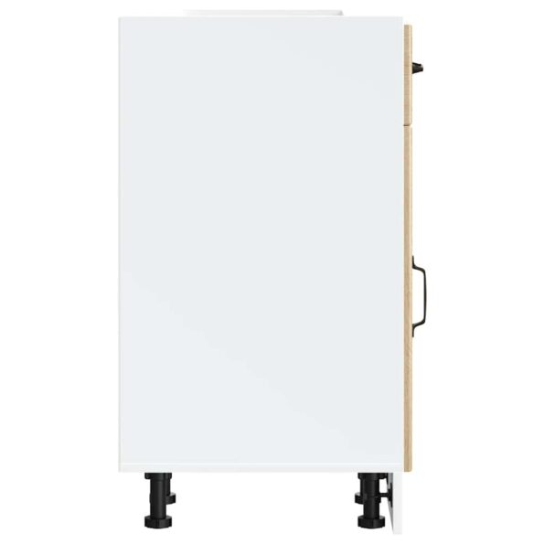 vidaXL Kuchynská spodná skrinka Lucca, dub sonoma, kompozitné drevo – Obrázok 6