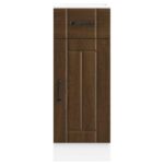 vidaXL Kuchynská spodná skrinka Lucca, hnedý dub, kompozitné drevo – Obrázok 4