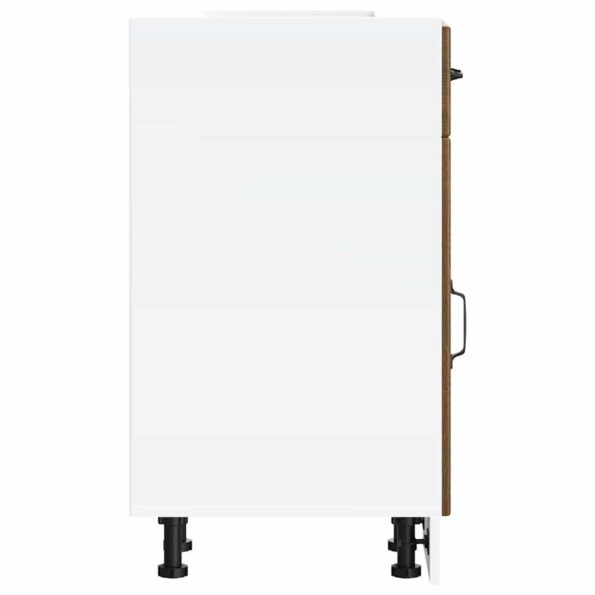 vidaXL Kuchynská spodná skrinka Lucca, hnedý dub, kompozitné drevo – Obrázok 6