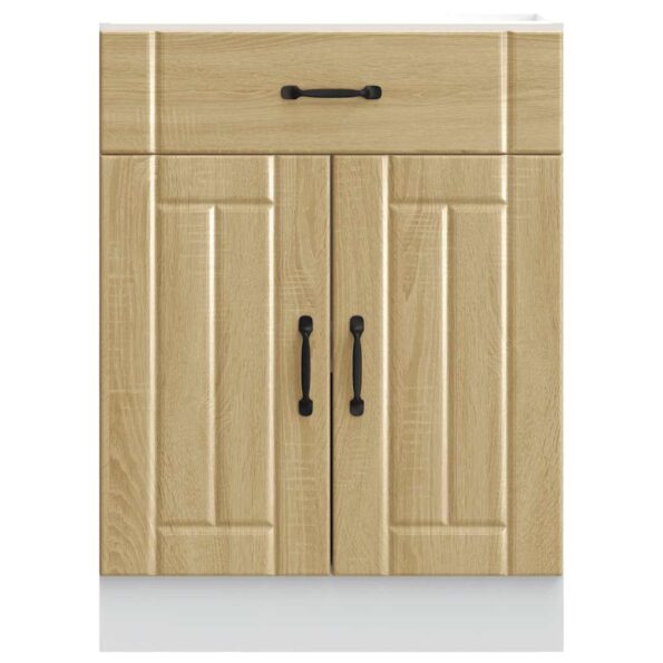 vidaXL Kuchynská spodná skrinka Lucca, dub sonoma, kompozitné drevo – Obrázok 4