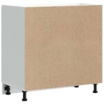 vidaXL Kuchynská spodná skrinka Lucca, lesklá biela, kompozitné drevo – Obrázok 6