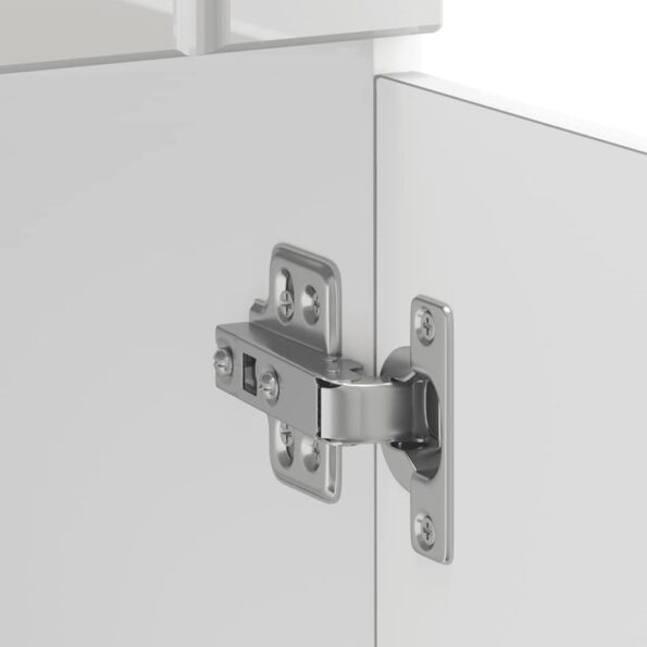 vidaXL Kuchynská spodná skrinka Lucca, lesklá biela, kompozitné drevo – Obrázok 8