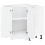 vidaXL Kuchynská rohová základná skrinka Lucca, kompozitné drevo – Obrázok 6