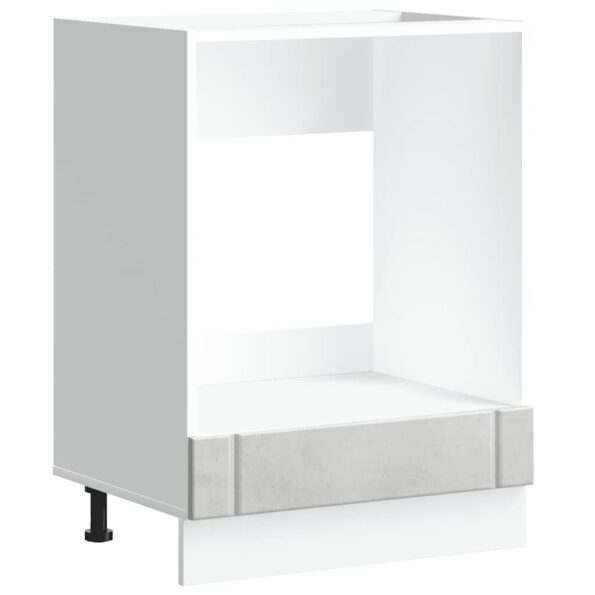 vidaXL Skrinka na rúru Lucca, betónovo sivé, kompozitné drevo – Obrázok 2