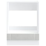 vidaXL Skrinka na rúru Lucca, betónovo sivé, kompozitné drevo – Obrázok 4