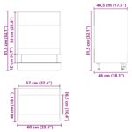 vidaXL Skrinka na rúru Lucca, betónovo sivé, kompozitné drevo – Obrázok 10