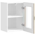 vidaXL Kuchynská nástenná skrinka so sklenenými dvierkami Lucca – Obrázok 6