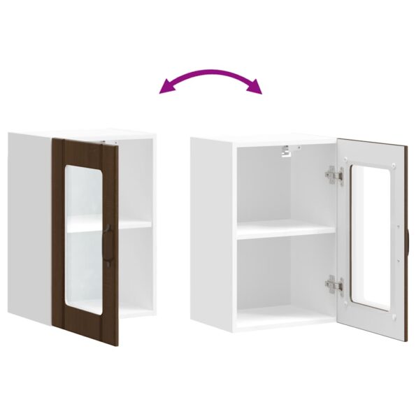 vidaXL Kuchynská nástenná skrinka so sklenenými dvierkami Lucca – Obrázok 9