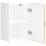 vidaXL Kuchynská nástenná skrinka Lucca, dub sonoma, kompozitné drevo – Obrázok 6