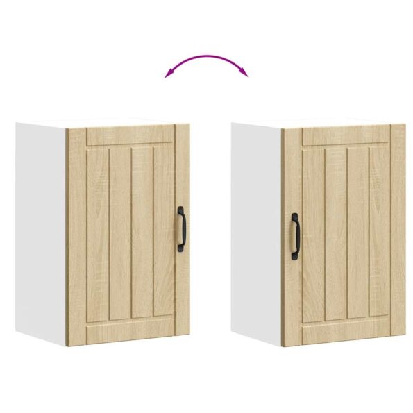 vidaXL Kuchynská nástenná skrinka Lucca, dub sonoma, kompozitné drevo – Obrázok 9