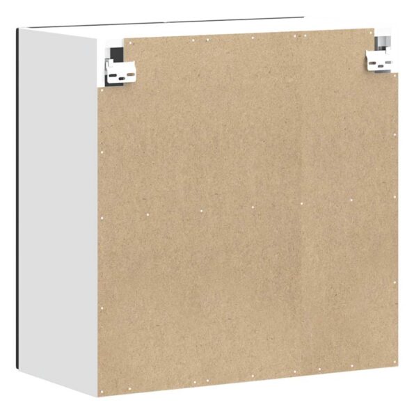 vidaXL Kuchynská nástenná skrinka Lucca, čierna, kompozitné drevo – Obrázok 8