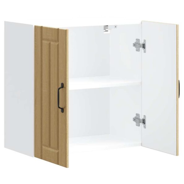 vidaXL Kuchynská nástenná skrinka Lucca, dub sonoma, kompozitné drevo – Obrázok 6