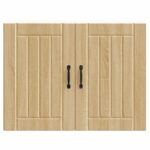 vidaXL Kuchynská nástenná skrinka Lucca, dub sonoma, kompozitné drevo – Obrázok 4