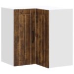vidaXL Kuchynská nástenná rohová skrinka Lucca kompozitné drevo – Obrázok 2