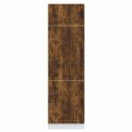 vidaXL Kuchynská skriňa Lucca, tmavý dub, kompozitné drevo – Obrázok 3