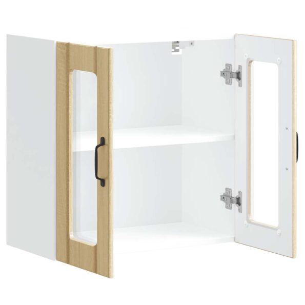 vidaXL Kuchynská nástenná skrinka so sklenenými dvierkami Lucca – Obrázok 7