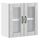 vidaXL Kuchynská nástenná skrinka so sklenenými dvierkami Lucca – Obrázok 2