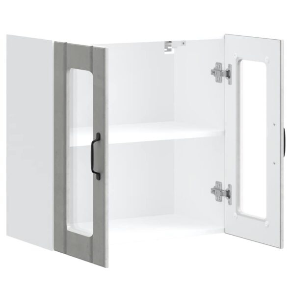 vidaXL Kuchynská nástenná skrinka so sklenenými dvierkami Lucca – Obrázok 7