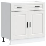 vidaXL Kuchynská spodná skrinka Porto, biela, kompozitné drevo – Obrázok 2
