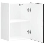 vidaXL Kuchynská nástenná skrinka Porto, čierna, kompozitné drevo – Obrázok 6