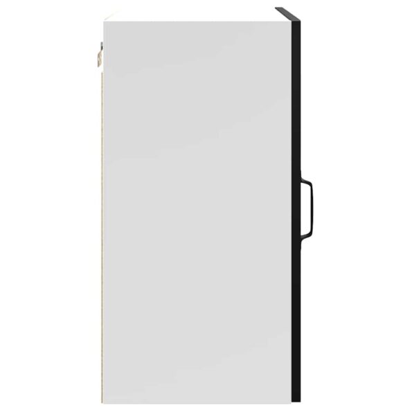 vidaXL Kuchynská nástenná skrinka Porto, čierna, kompozitné drevo – Obrázok 7