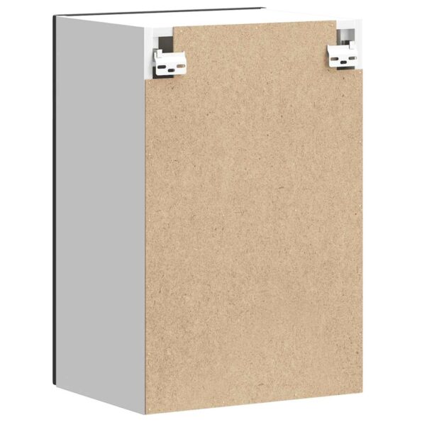 vidaXL Kuchynská nástenná skrinka Porto, čierna, kompozitné drevo – Obrázok 8